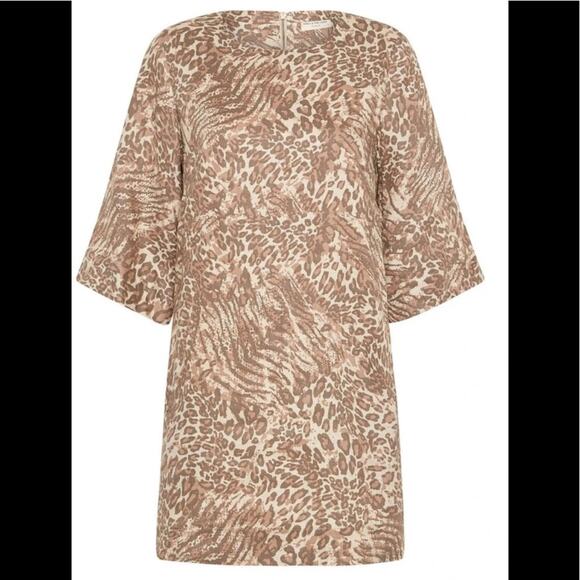 NWT SPELL & The Gypsy Ada Leopard Tunic Mini Dress - Picture 4 of 14